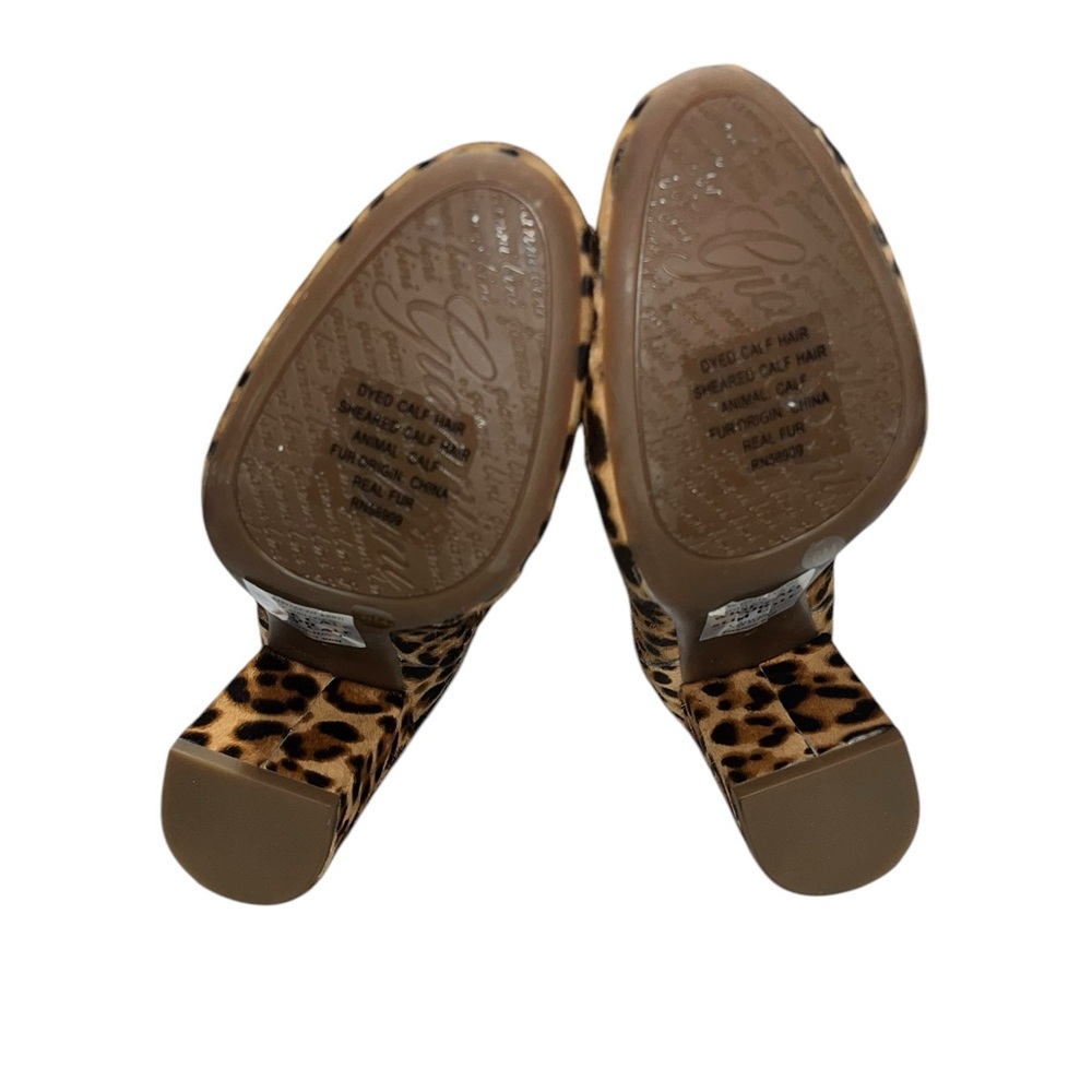 Gianni Bini Leather Leopard Print Boots 
Size 6 M - Picture 5 of 9
